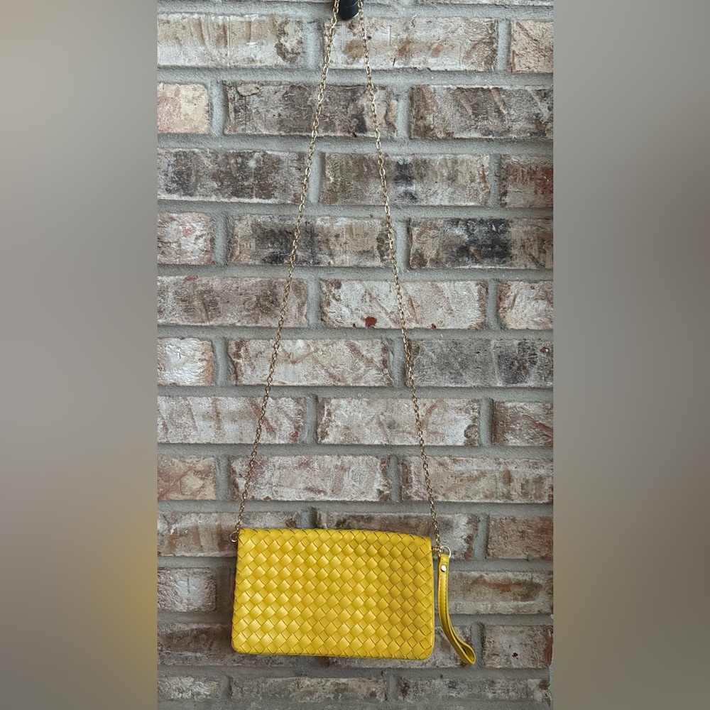 Urban Expressions Yellow Quilted Bag